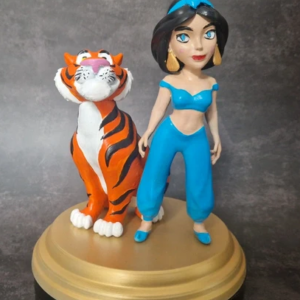 Figurine décorative “Princesse & Tigre”